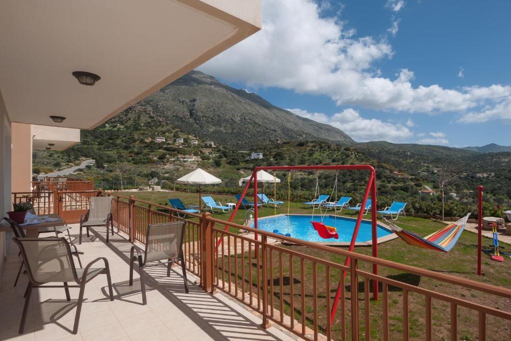 Triopetra Luxury Villas Fournou Lago Rum bild